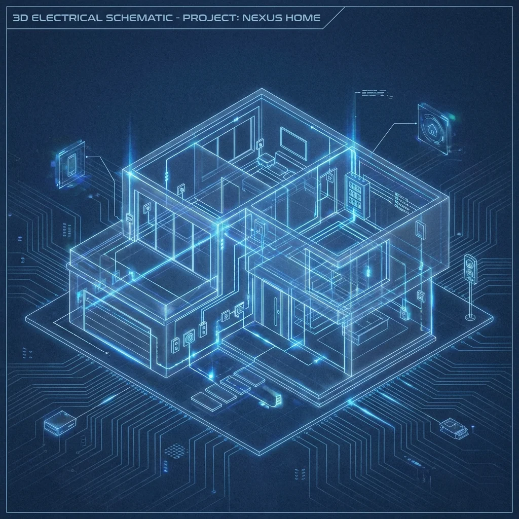 3D vizualizácia elektroinštalácie